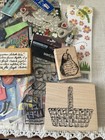Huge Lot Of Stickers  Embellishments  Stamps - Jolee s Boutique Paper Pump More