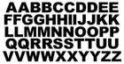 A B C Lettering Alphabet Die Cut Vinyl Decals Waterproof Many Colors And Sizes