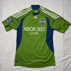 Seattle Sounders Adidas 2009 Home Jersey Men   s Medium Mls Authentic