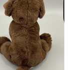 Fao Schwarz Brown Puppy Dog Plush Stuffed Animal Gold Bow Tie 2021 12 