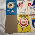 Vintage 1970 s Big Fleer Mlb Baseball Big Signs Lot Of 6