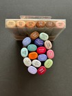 22 Assorted Copic Sketch Markers Double Ended  24 Pen Storage Case   Spare Tips