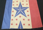 Antique Patriotic 40 Star Rare Flag Bunting  76  Length X 24  Rare Late 1800 s