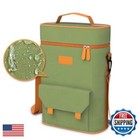 Cuopru Premium Yerba Mate Kit Carrier Tote Bag - Double Layer Waterproof 2 Wi