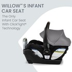 Britax Willow S Infant Car Seat   Base  Clicktight  Rear Facing Graphite Onyx