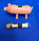 Antique Child Size Needle Case Sewing Kit Pig Figural Germany 