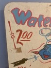 Vintage Carnival Water Race Game Prize Fish Themed Hand Painted Sign 18x24   