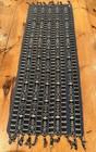 Vintage 1970s Guatemalan Handwoven Jaspe Ikat Shawl Wrap Fringe Scarf Boho