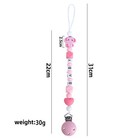 Soother Holder Dummy Clip Pacifier Chain For Reborn Baby Dolls Accessories Diy