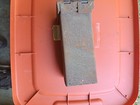 Vintage Metal Wall Floor safe Deposit Lock Box No Key