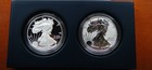 2012 American Eagle San Francisco 2 Coin Proof Silver Set W  Display Box And Coa