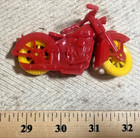Vintage 1950s Thomas Toys Red Police Motorcycle Plastic Toy Made In Usa  c 