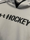 Under Armour Boy s Size M Coldwear Hockey  Gray Hoodie Sweatshirt  50