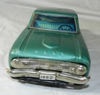 Vintage Made In Japan Sign Of Quality Tin Litho Friction 1962 Ford Falcon