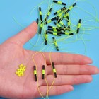 Fishing Bobber Stops Slip Float Stoppers With Beads Line Depth Adjuster Kit