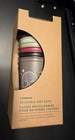 Starbucks Halloween 2019 Limited Edition Reusable 16oz Hot Cups With Lids 6-pack