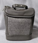 Nwot Itzy Ritzy Insulated Bottle Chic Modern Diaper Bag Gray Zipper Snap Handle