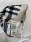 Rs25  Burberry Beanie Hat Beige Merino Wool Kids Made In Italy