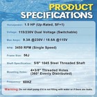1 5 Hp Pool Pump Sp2610x15 Ust1152 Pool Pump Motor Kit Swimming Pool Pump 56j