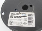 Nos 500ft Spool Superior Essex 14 Awg Single Conductor Thhn 19 Strand Blue Wire