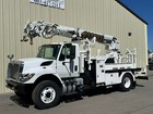 2016 International 7400 Altec Corner Mount Digger Derrick Truck  Auto  Low Miles