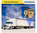 Altitudecraft Tandem Slide Stopper For Semi Truck  Strong Magnetic Axle Black