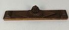 Stunning Antique Pediment Over Door Trim Carved Wood Angel Architectural Salvage