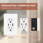 45w Usb C Outlet Pd power Delivery Decora Receptacle 15amp Tamper Resistant 4 8a