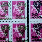Moldova 1992 Mnh Russia 1976 Surcharged 20 Stamps Grape Quartblocks Set