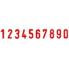 Trodat Professional Numberer Stamp  10 Digits  Trodat 55510  Red Ink
