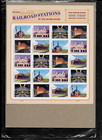Trains Historic Railroad Stations Of The Usa 20 Xf Forever Stamp Sheet 5758-5762