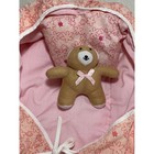 Kids Baby  Doll Toy  Cozy Bassinet  Portable Floral  Carrier Moses Bed   Used