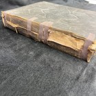 Antique 19th Century Leather Family Bible - Large Victorian Blind-stamped Cover