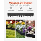 Uimoso Galvanized Steel Garden Edging 40 X 6 In Flexible Metal Landscape Border