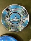Vintage Walt Disney World   Disneyland Souvenir Plates Ashtray Lot