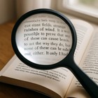 Large Handheld Led Magnifying Glass Page Reading 10x