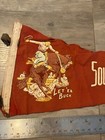 Vintage Felt  Pennant Sioux City Nebraska Let Er Buck Rodeo Horse Bucking Cowboy