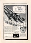 Wwii Rare 1945  l n Railroad Menu special To-day Menu Insert 1 Year After D Day 