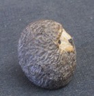 Small Round Egg Shaped Hedgehog Figurine - 1    Tall