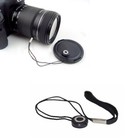 2x 52mm Side Pinch Front Lens Cap cap Holder F  Nikon D5200 D3200 D90 Canon Sony