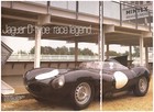 2 Lot Vintage Jaguar D-type Race Cars  Detailed Multiple-page Magazine Articles