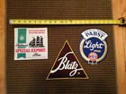Vintage Large Beer Patch Lot Of 3 Blatz Pabst Light Special Export Advertising 