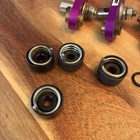 90s-era Curve Cantilever Mtb Brakes Silver Cnc 3dv Purple  incomplete  Read Des 