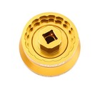 12 16-notch Bicycle Bottom Bracket Removal Socket 5-in-1 39 41 44 46 49mm Gold