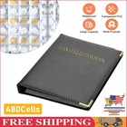 480 Pocket World Coin Storage Book Large Capacity Folder Collection Holder Album