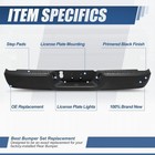 Rear Bumper Step Pad Compatible With 2009-2024 Dodge Ram 1500 2500 3500  With Li