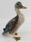 Vintage Lancel Paris Duck Sculpture Resin Figurine Mallard Ornament Approx 8 5 