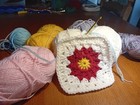 Red Granny Square