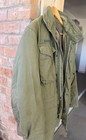 Vintage 1969 Us Army M-65 Field Jacket Vietnam Era W  Korean War Wool Liner