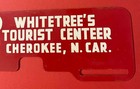 Whitetree s Tourist Center Indian Head Booster License Plate Topper Cherokee Nc